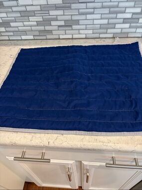 Pillowfort blue quilted pillow sham